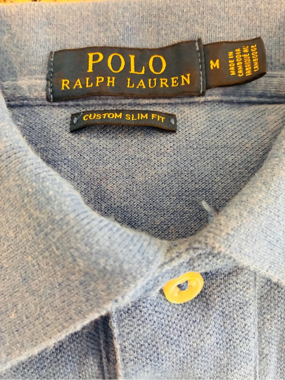 Set of 2 Ralph Lauren Iconic Mesh Blue Polo Shirts M $118